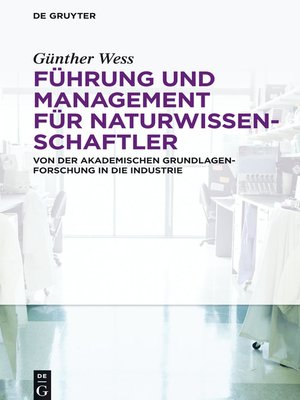 cover image of Führung und Management für Naturwissenschaftler